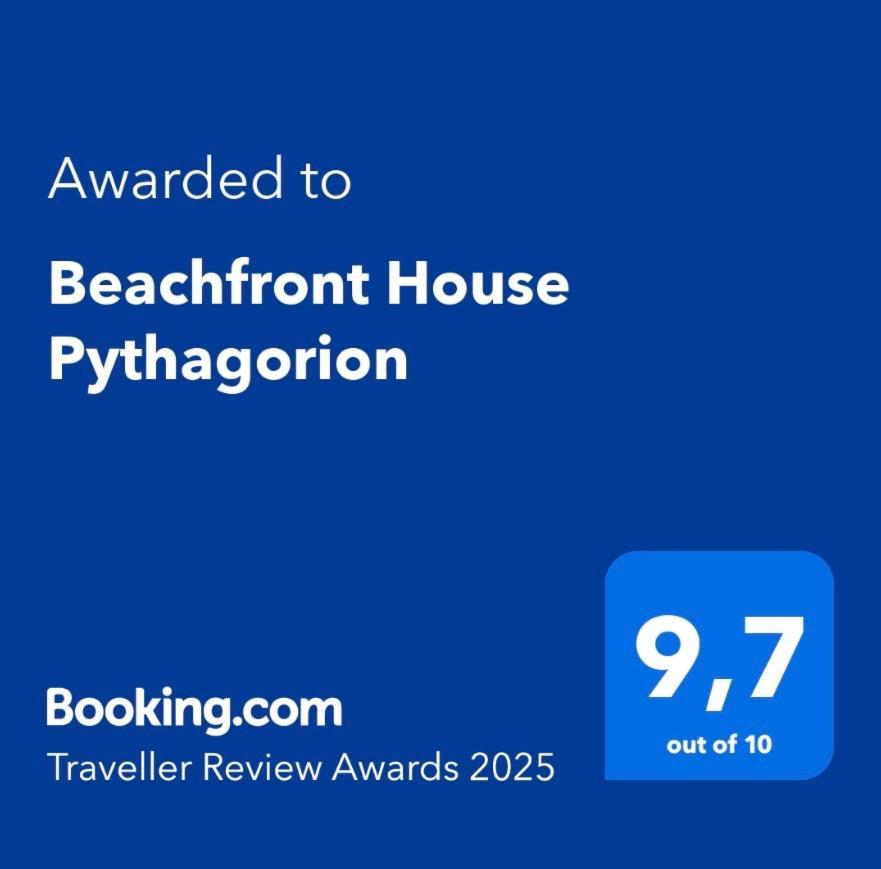 Beachfront House Pythagorion Exterior photo